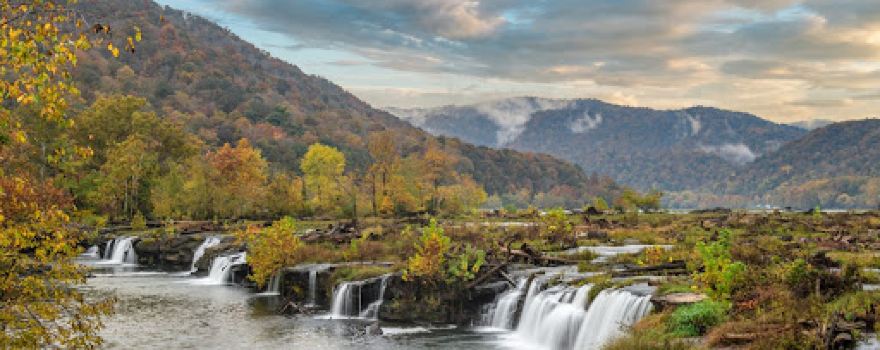 Sandstone Falls Overlook.