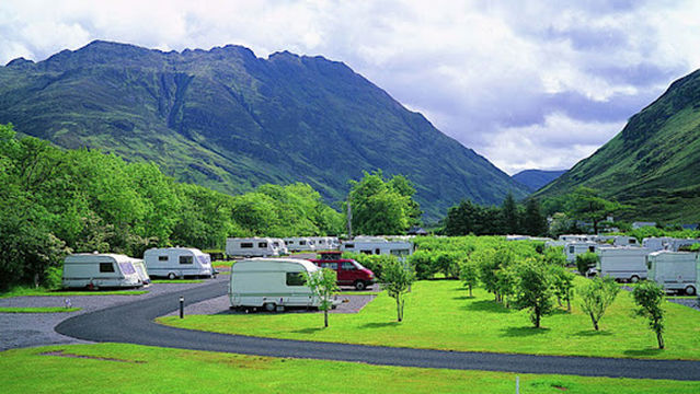 Morvich Caravan and Motorhome Club Campsite