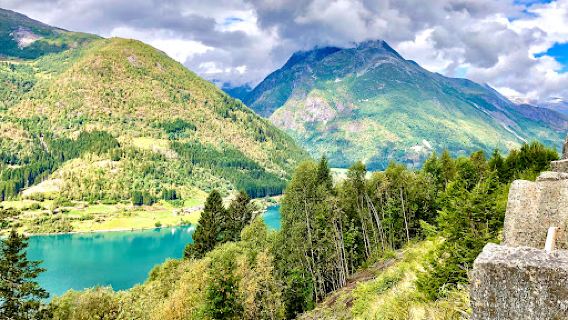 View of Fjaerlands Fjord