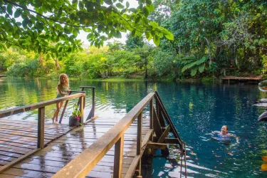Santo's Blue Hole Hangout, Gardens & Tours