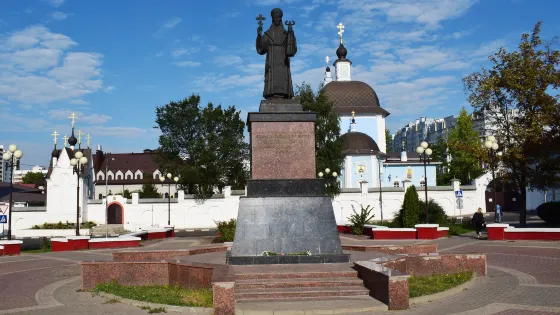The monument to St. Joasaph