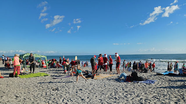 Surfing Santas