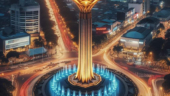 Torch monument district. Tabalong