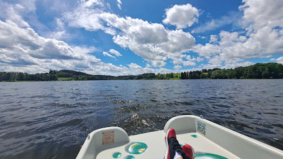 Dog beach on Untreusee
