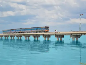 Floating Train at Pa Sak Jolasid Dam