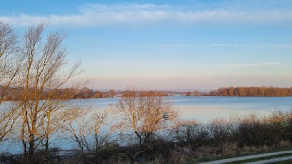 Polder I im Hochwasserrückhaltebecken Salzderhelden