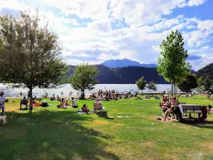 Spiaggia pubblica di Levico