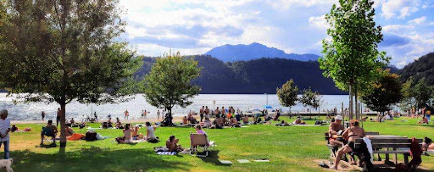Spiaggia pubblica di Levico