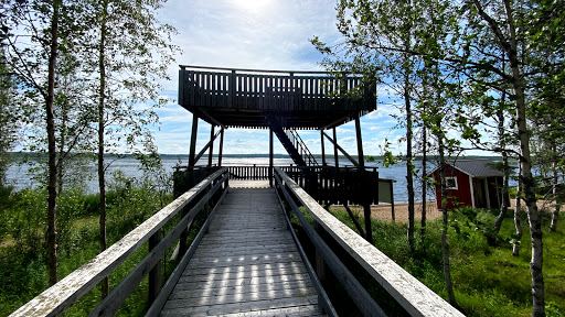 Portimo Bird Watching Tower, Lean-to and Sandy Beach