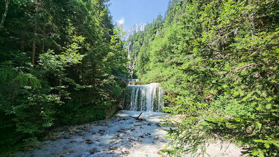 Martuljek Lower Waterfall