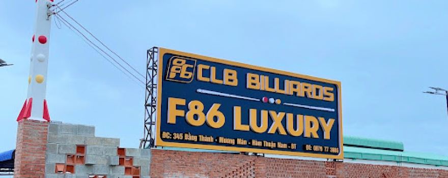 Billiard F86 Luxury - Bida F86 Luxury