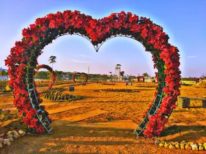 Bird sanctuary park and flower Garden