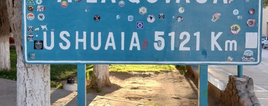 Cartel La Quiaca - Ushuaia