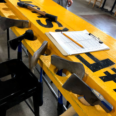 Far Shot Syracuse (Axe Throwing, Archery, and Knife)