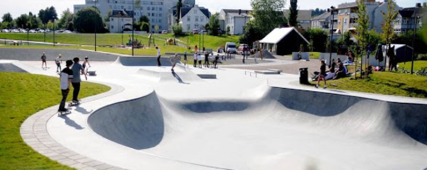 Levanger betongpark skatepark