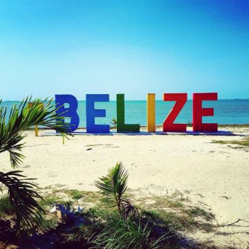 The Belize Sign Monument