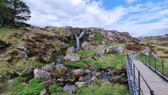 Svartafoss Waterfall