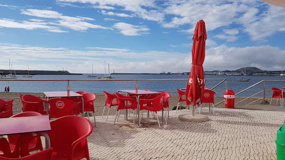 Small beach of Praia da Vitória