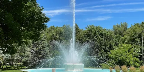 City of Alliance Central Park Fountain
