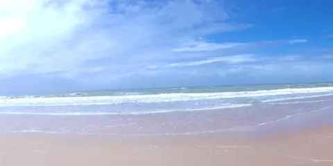 the Cacimbinhas Beach