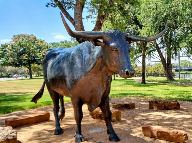 "Branding the Brazos" Sculpture