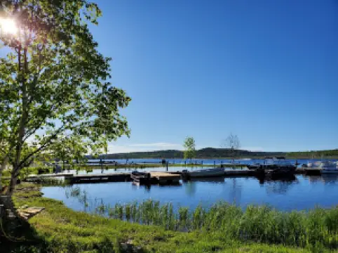 Spanish River Resort and Campground - guided Walleye fishing, cabin rentals and family friendly camp sites.