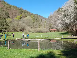 Rázcestie Lačnovský kaňon - ústie