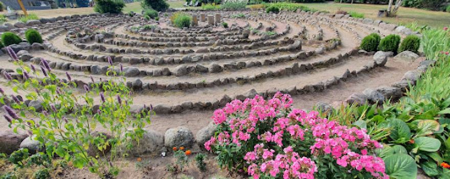 Energy labyrinth and geometric shapes Park
