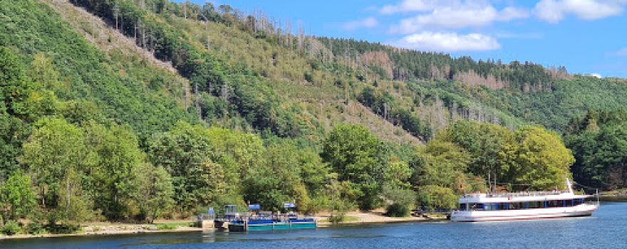 Freibad am Rursee mit Sandstrand