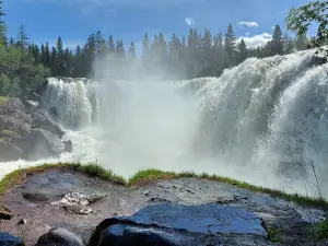 Ristafallet waterfall