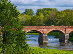 Kuldīga brick bridge over Venta