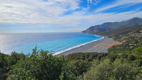 Ruines de la plage de Nonza