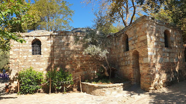 Virgin Mary House Fountain And Wish Wall