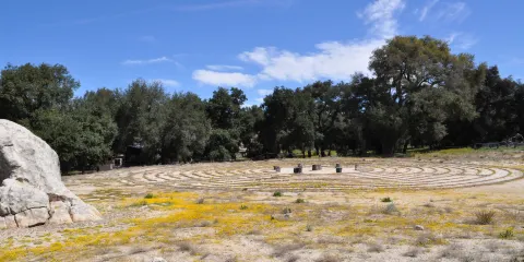 Sacred Rocks Reserve Labyrinth