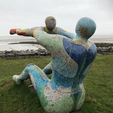 Venus and Cupid Sculpture
