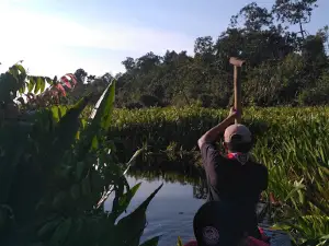 Tasik Air Merah Desa Gemalasari Kecamatan Rangsang
