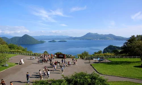 Shikotsu Toya National Park Silo Observation Deck
