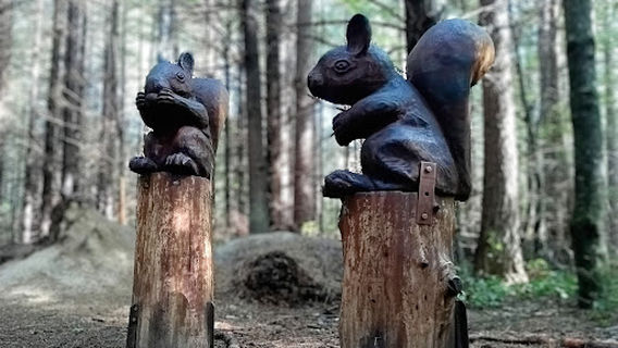 Forest amble sculptures