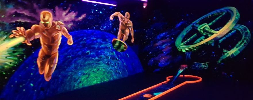 Simigolf Ettlingen 3D Black Light Mini Golf