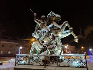 Фонтан На Площади Победы