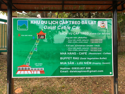 Dalat Cable Car Tourist Area