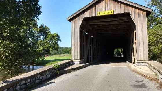 Hunsecker Mill Covered Bridge