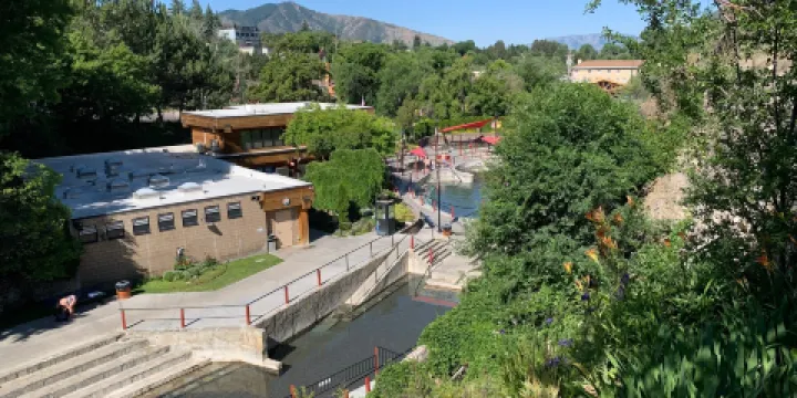 Sunken Gardens at Lava Hot Springs