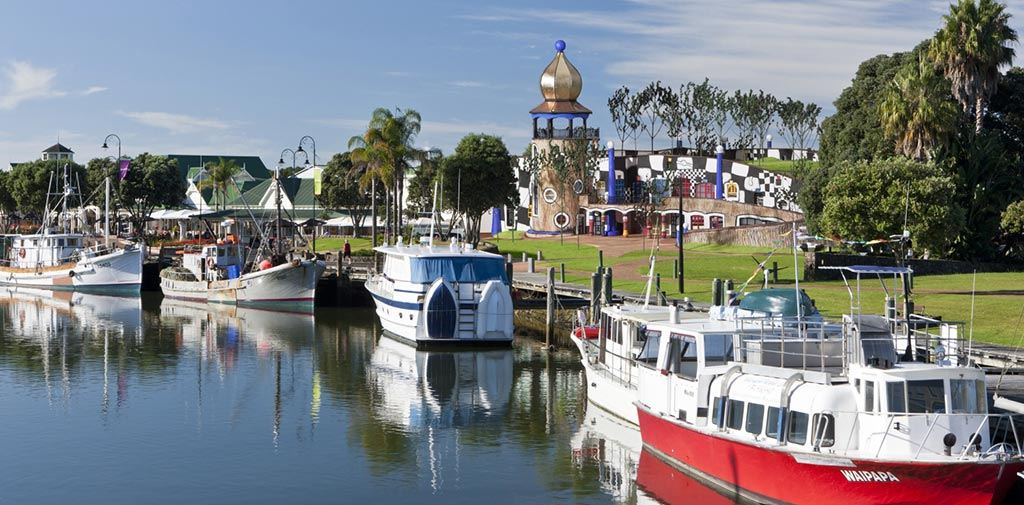 Hundertwasser Art Centre with Wairau Māori Art Gallery