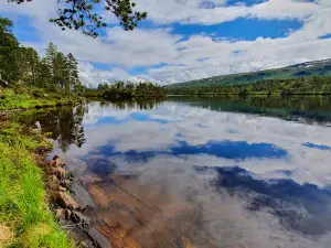 Gapahuken ved Langvatnet