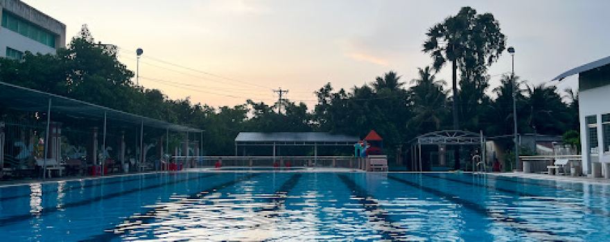 Tinh Bien town swimming pool