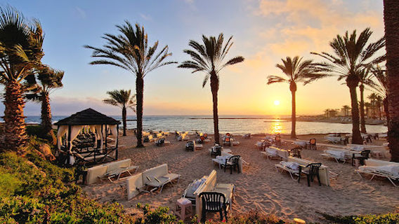 The sunset point of cyprus