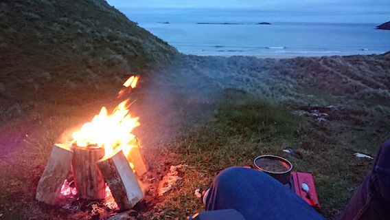 Rossan caravan park/over night camping