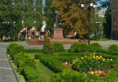 Volodymyr Vynnychenko Statue