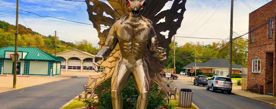 Mothman Statue and Marker